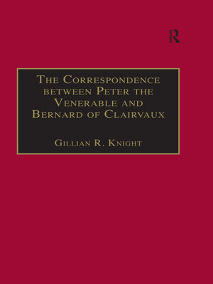 cover image of The Correspondence between Peter the Venerable and Bernard of Clairvaux